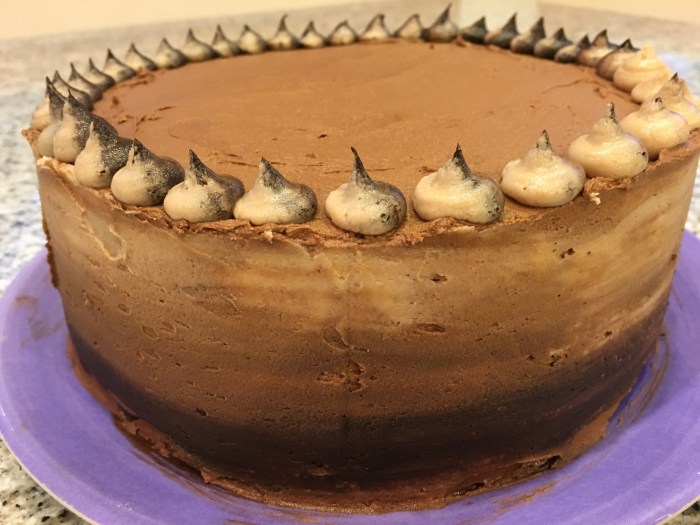 Chocolate Ombre Cake