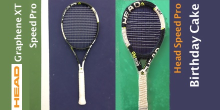 Head Tennis Racket Cake